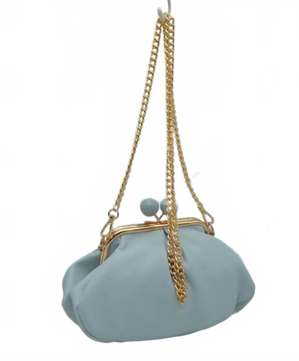 NEW EMPIRE HANDBAGS women's cotton candy dreams coin purse in baby blue